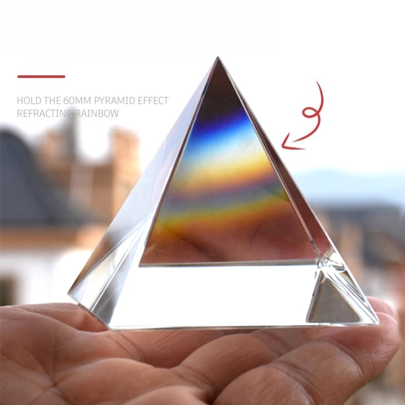 Lighting Glass Photography - 40 мм/60 мм четырехугольная пирамида-призма, кристалл,