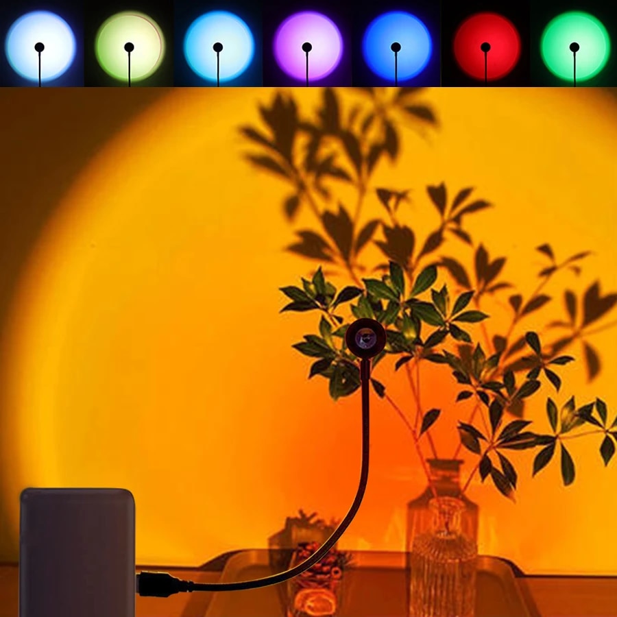 Photography Lighting Setup - MeeToo USB лампа на закате, светодиодный