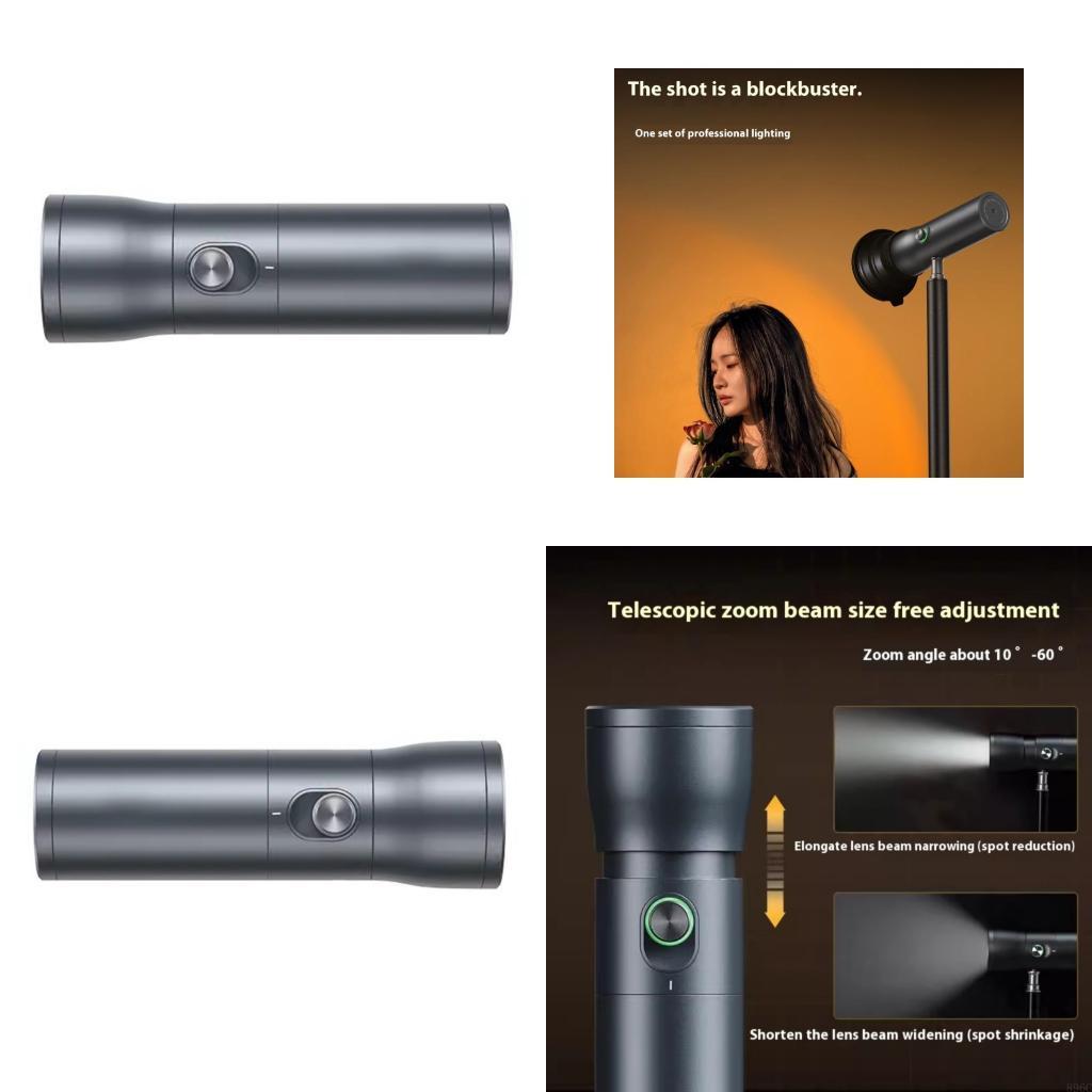 Photography Mobile Lighting - Variable Zoom Phone Light 10W видео
