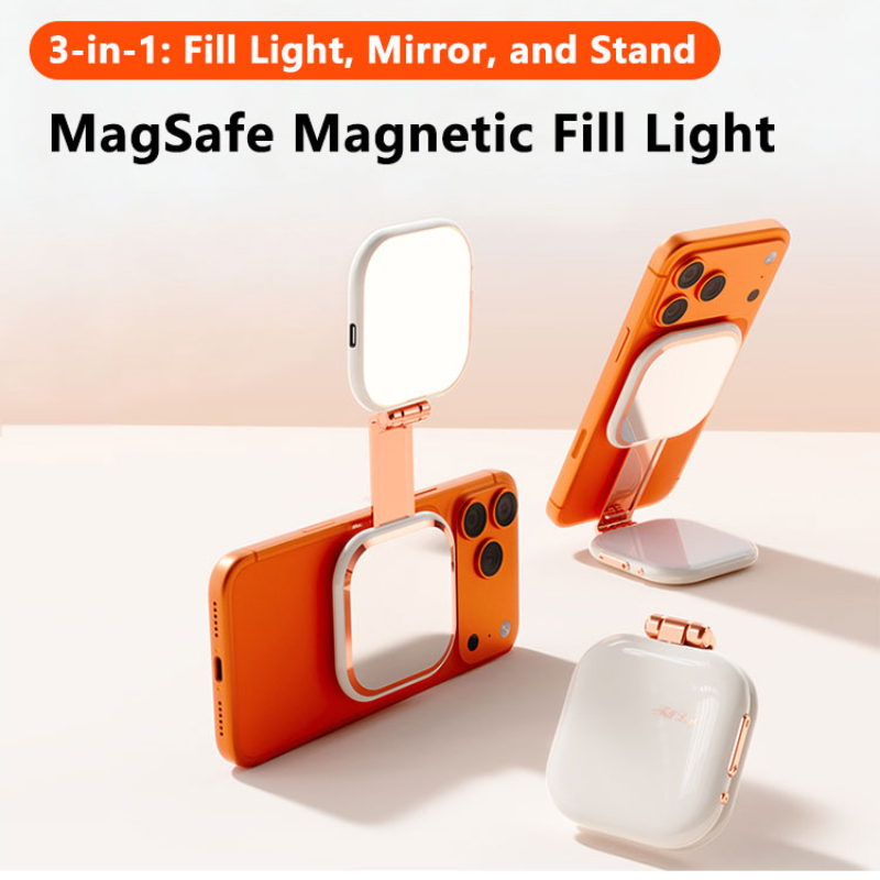 Photography Mobile Lighting - Магнитная кольцевая LED-лампа для селфи 3-в-1