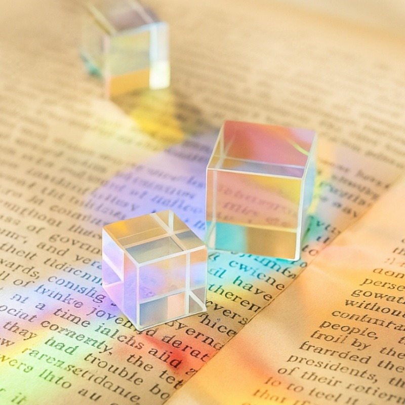 Lighting Glass Photography - Стеклянный куб, дихроическая призма, X-Cube, призмы
