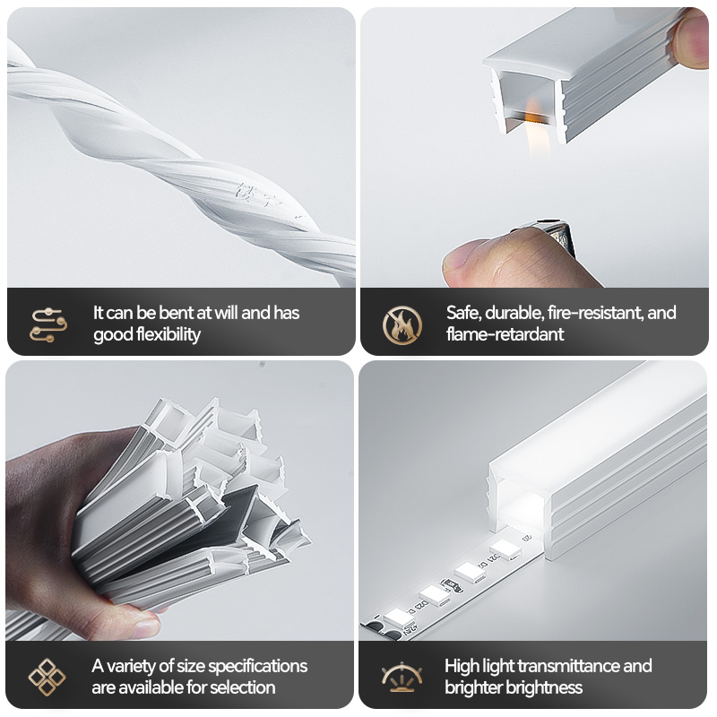 Гибкий силиконовый LED-профиль – обзор и цена Diffusion Material Roll