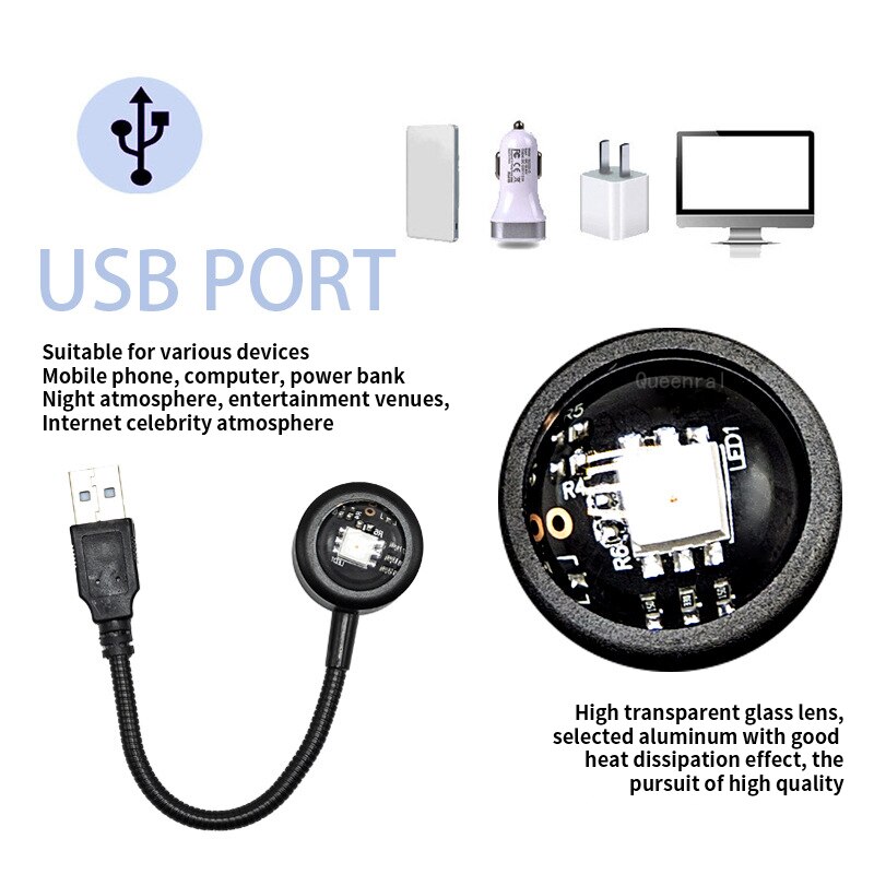 Красочная градиентная USB-ламп – обзор и цена Photography Lighting Setup