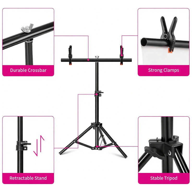 Т-образные фоны для фотосъемки – обзор и цена Photography Lighting Setup