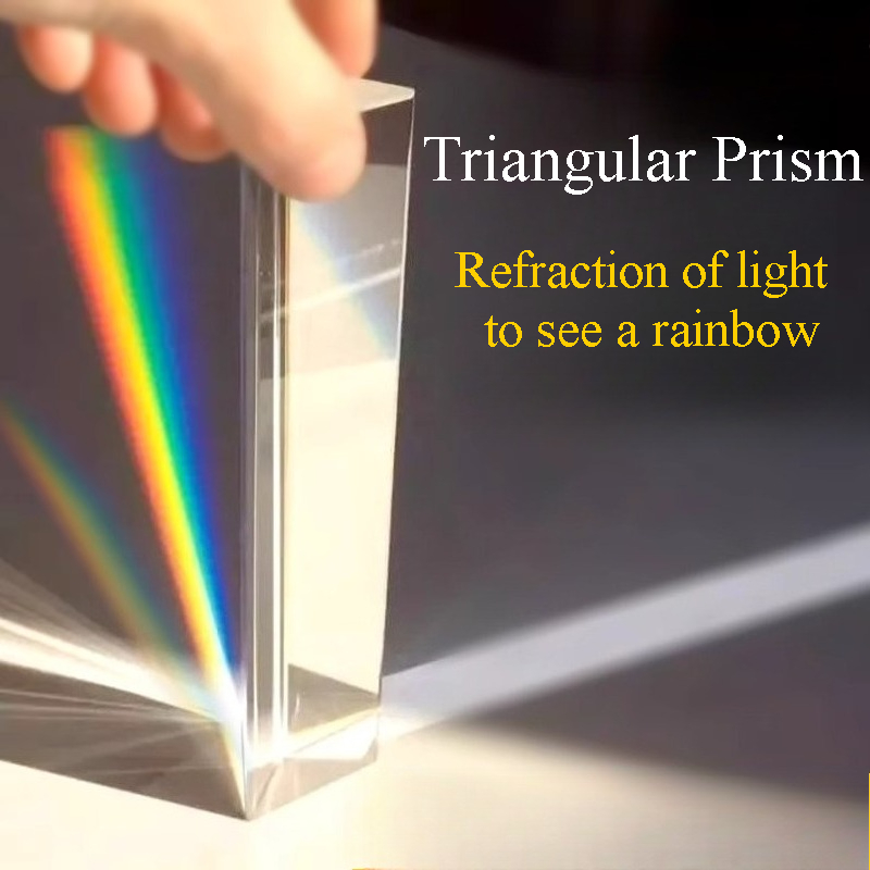 1 шт. Радужная треугольная при – обзор и цена Lighting Glass Photography
