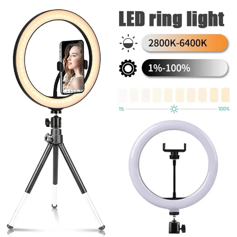 10-дюймовая кольцевая лампа дл – обзор и цена Photography Lighting Tent