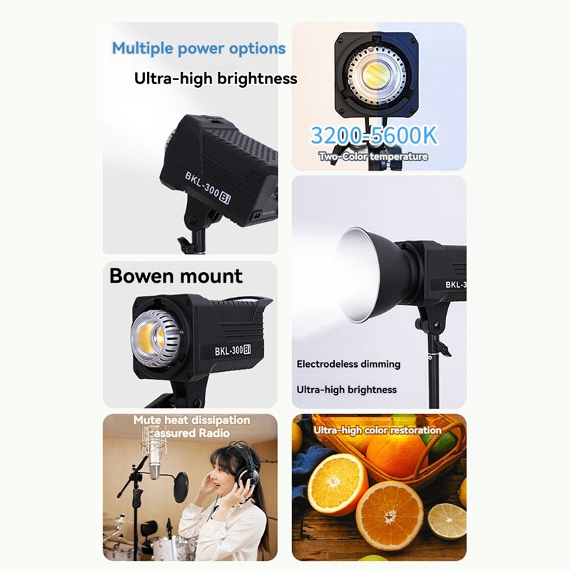 300W Bi LED видеосвет, постоян – обзор и цена Photography Lighting Led