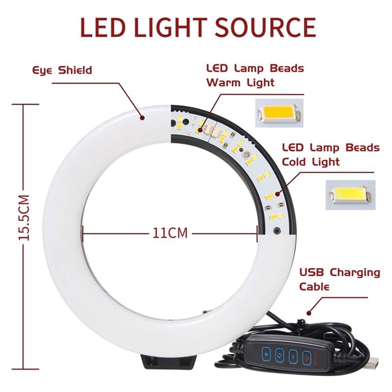 Кольцевой светодиодный светиль – обзор и цена Photography Mobile Lighting