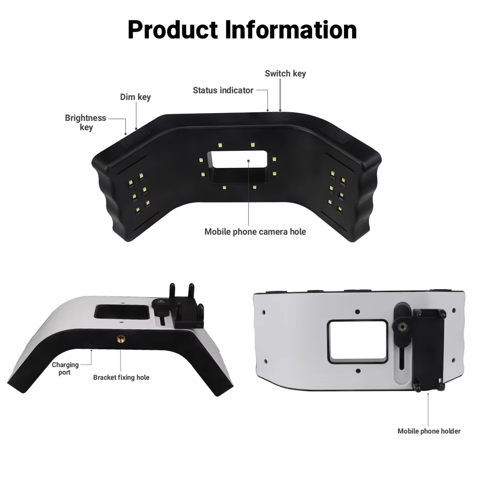 Светодиодная лампа JUMTOP для  – обзор и цена Photography Lighting Led